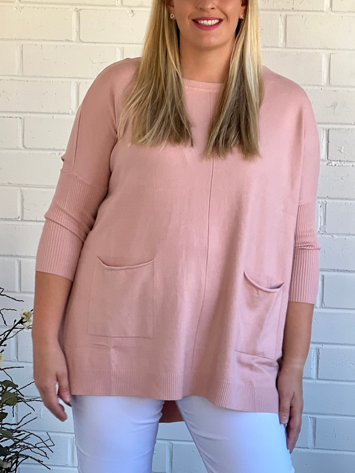 Reid Blush Knit Jumper