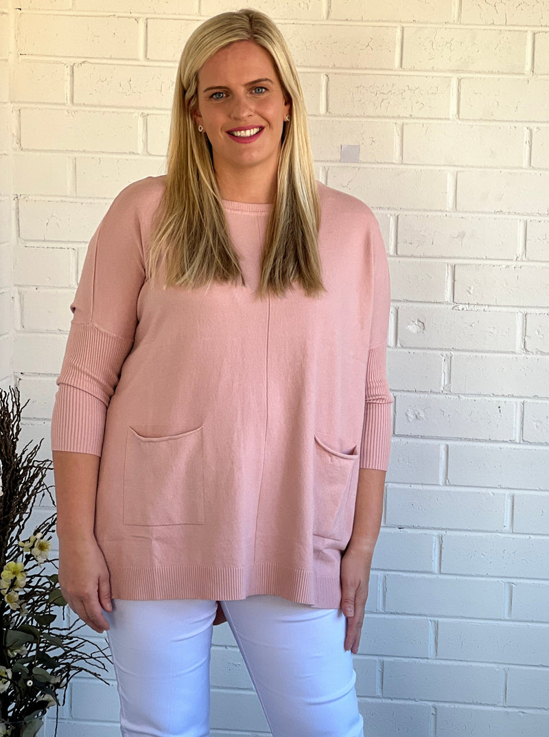 Reid Blush Knit Jumper