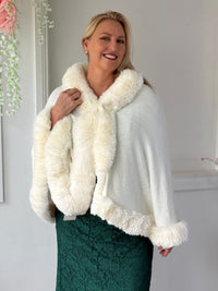 Salma Knit Shawl Cape