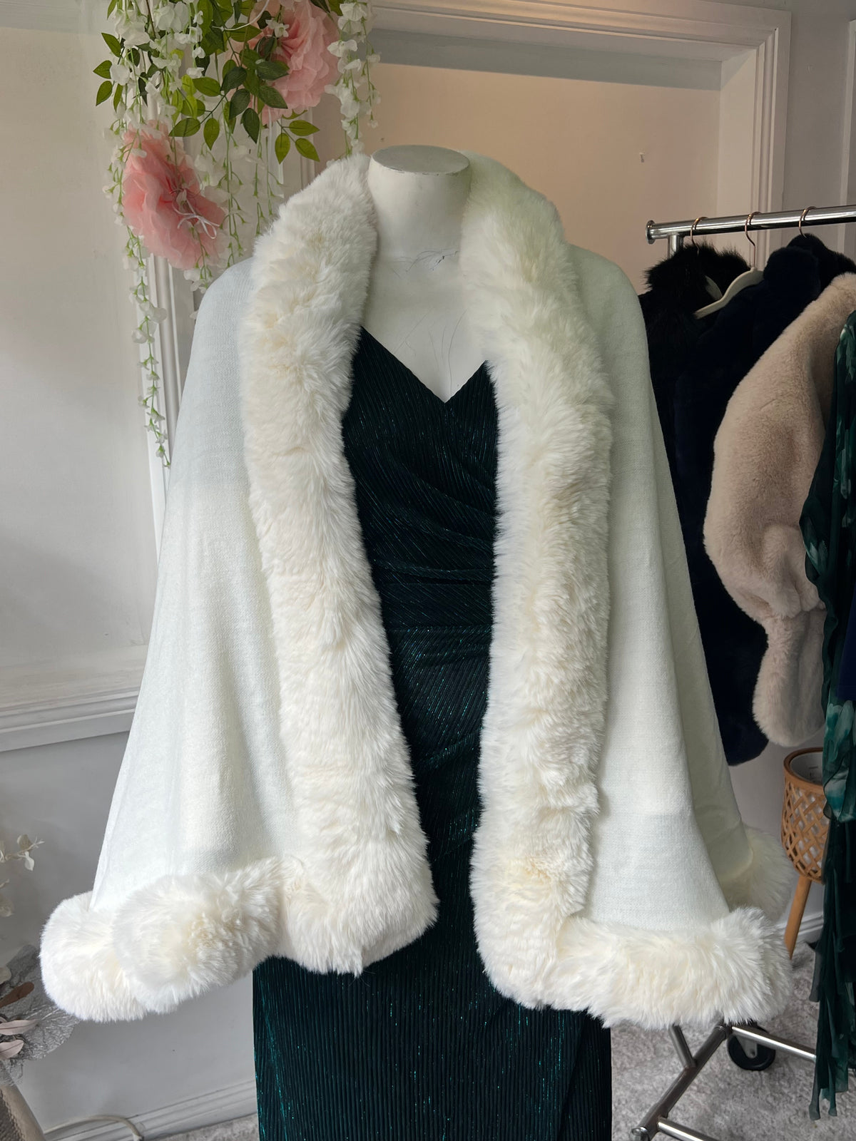 Salma Knit Shawl Cape