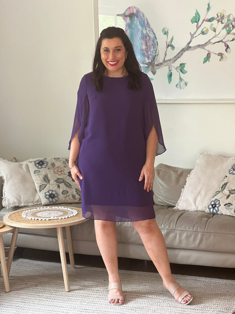 Shila Purple Evening Dress