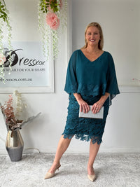 Tiama Emerald Lace Dress