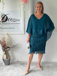 Tiama Emerald Lace Dress