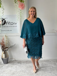 Tiama Emerald Lace Dress
