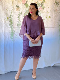 Tiama Lavender Lace Dress