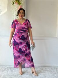 Tracey Pink Evening Dress