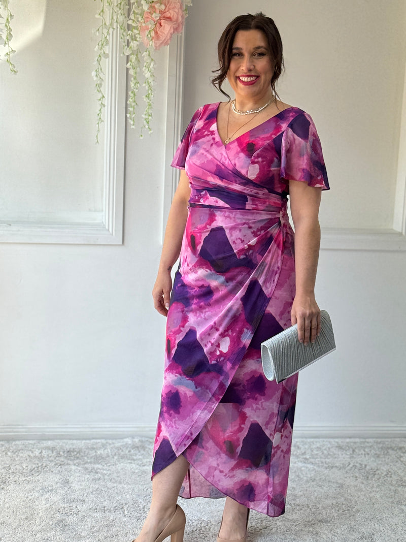 Tracey Pink Evening Dress