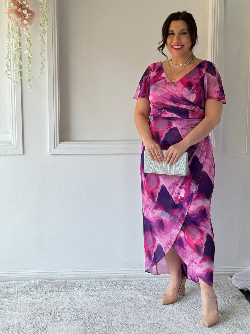 Tracey Pink Evening Dress