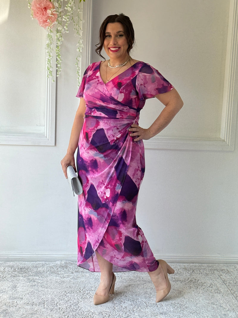 Tracey Pink Evening Dress