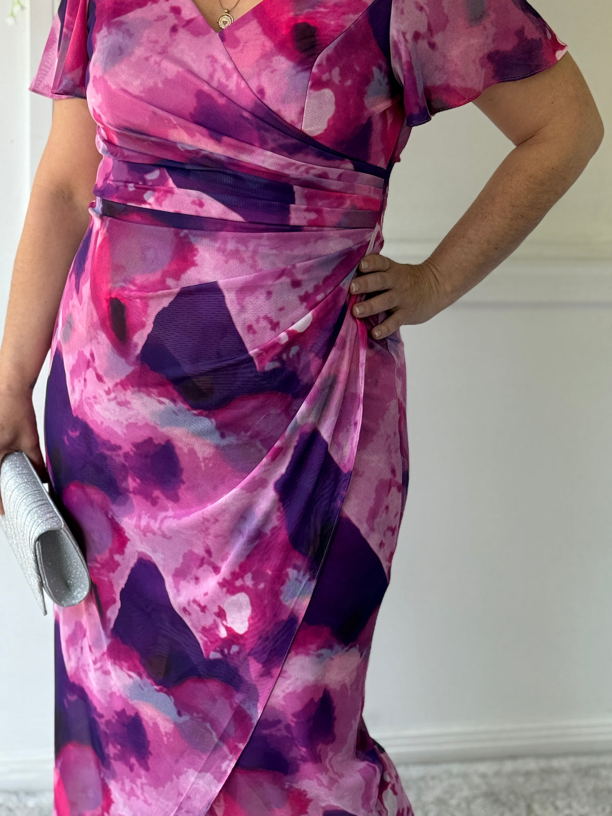 Tracey Pink Evening Dress