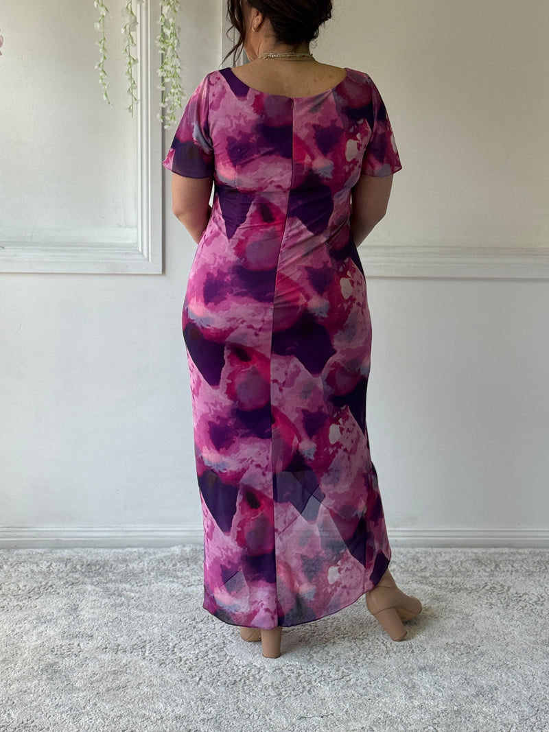 Tracey Pink Evening Dress