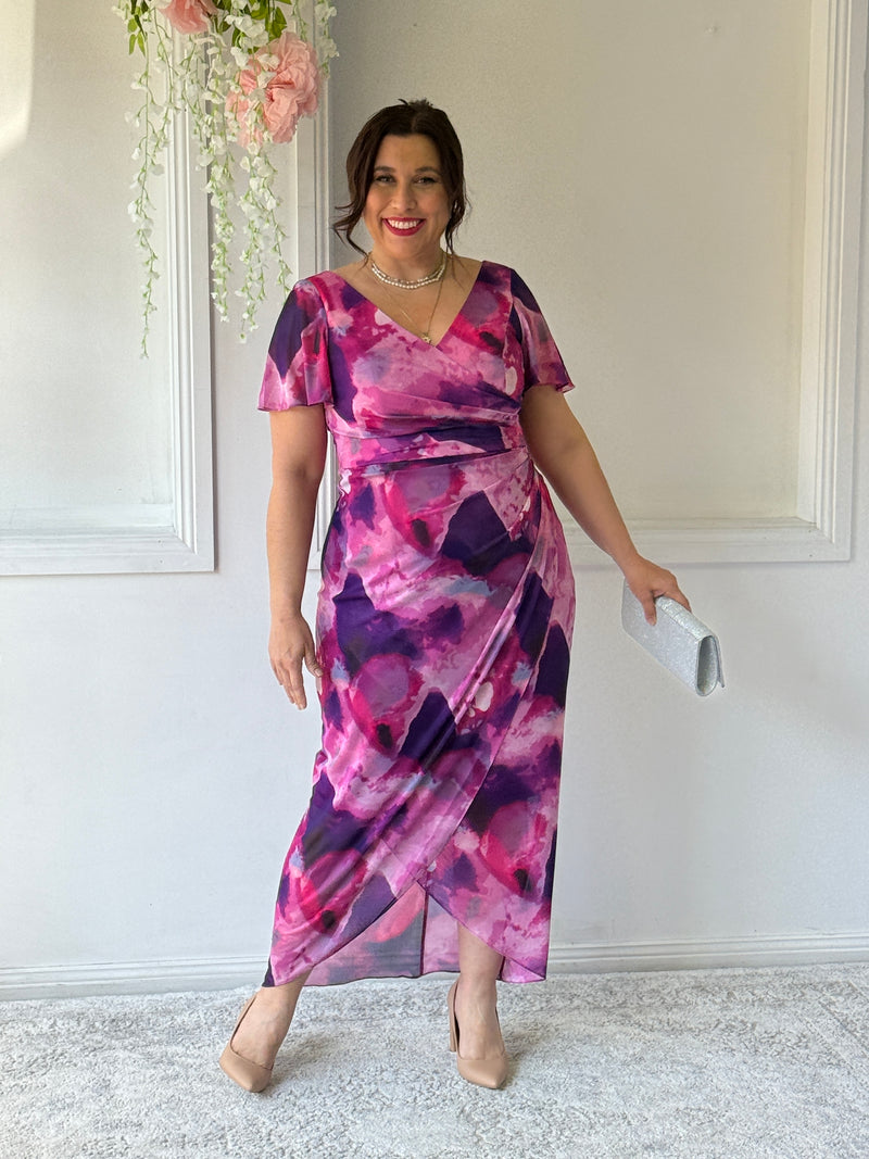 Tracey Pink Evening Dress