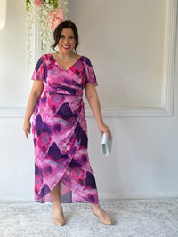 Tracey Pink Evening Dress