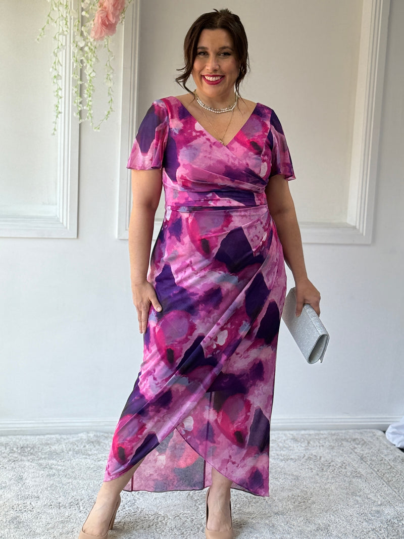 Tracey Pink Evening Dress