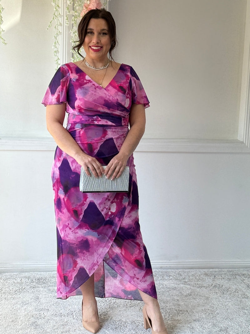 Tracey Pink Evening Dress