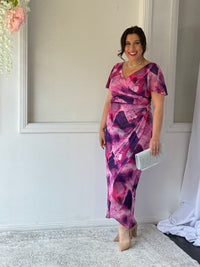 Tracey Pink Evening Dress