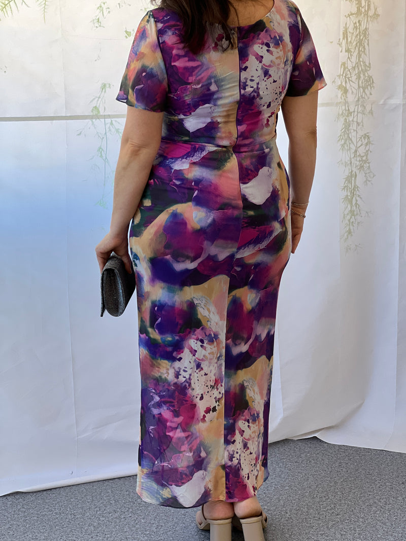 Tracey Purple Evening Dress