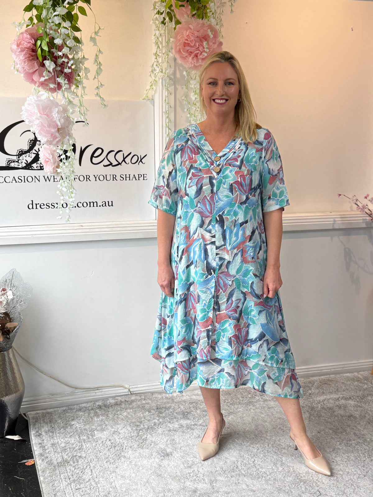 Verona Coastal Bloom Layering Dress