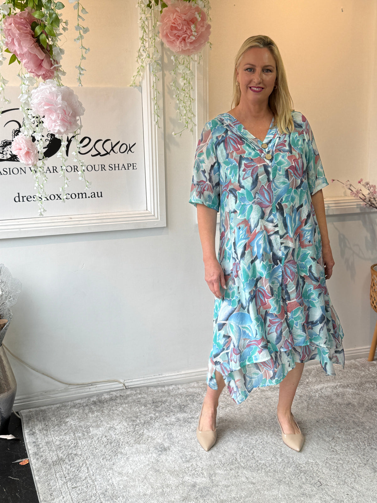 Verona Coastal Bloom Layering Dress