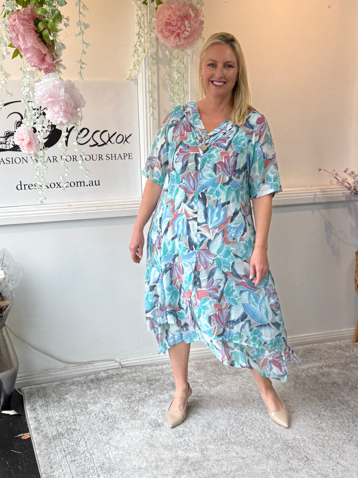 Verona Coastal Bloom Layering Dress