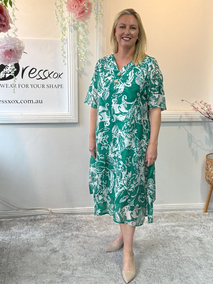 Verona Emerald Layering Dress