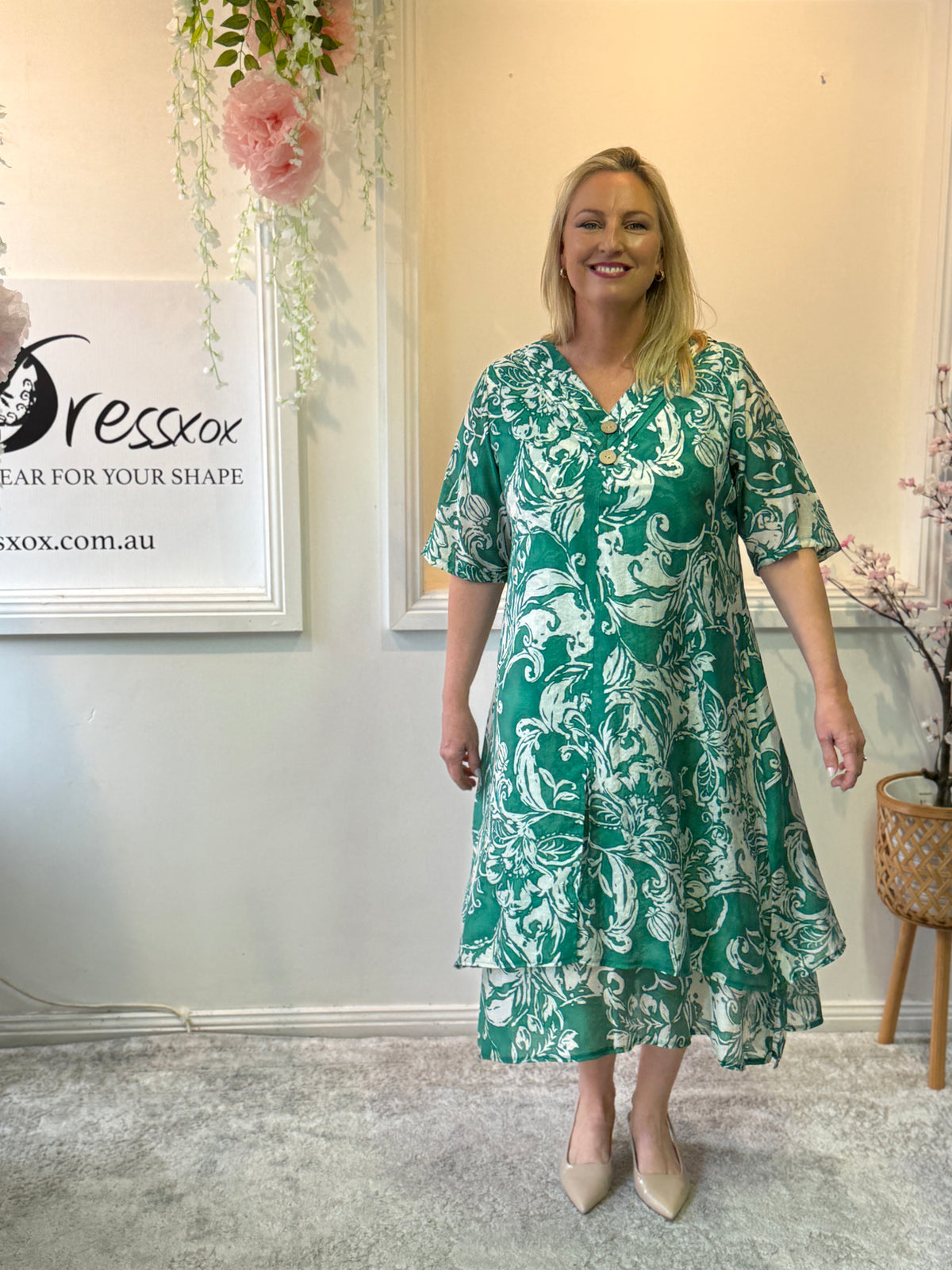 Verona Emerald Layering Dress
