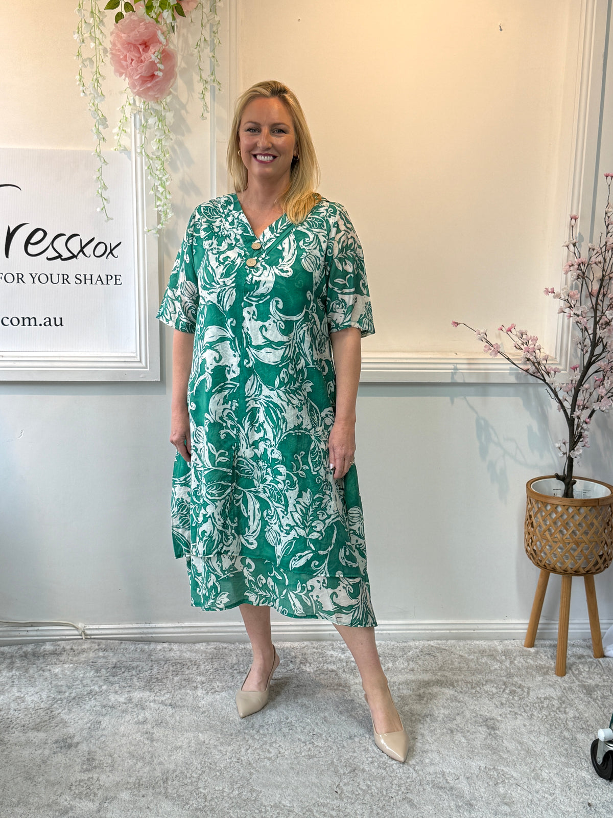 Verona Emerald Layering Dress