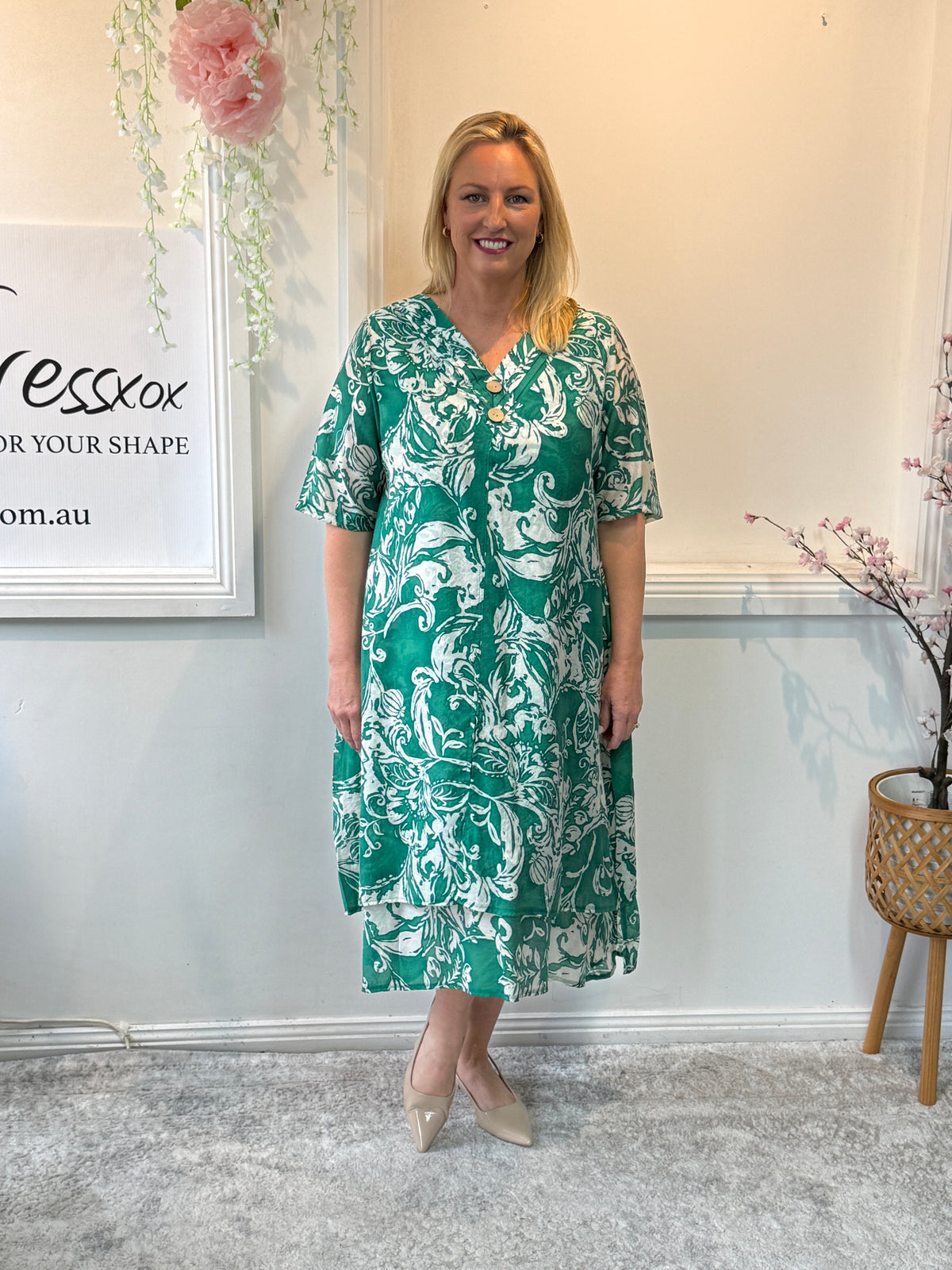 Verona Emerald Layering Dress