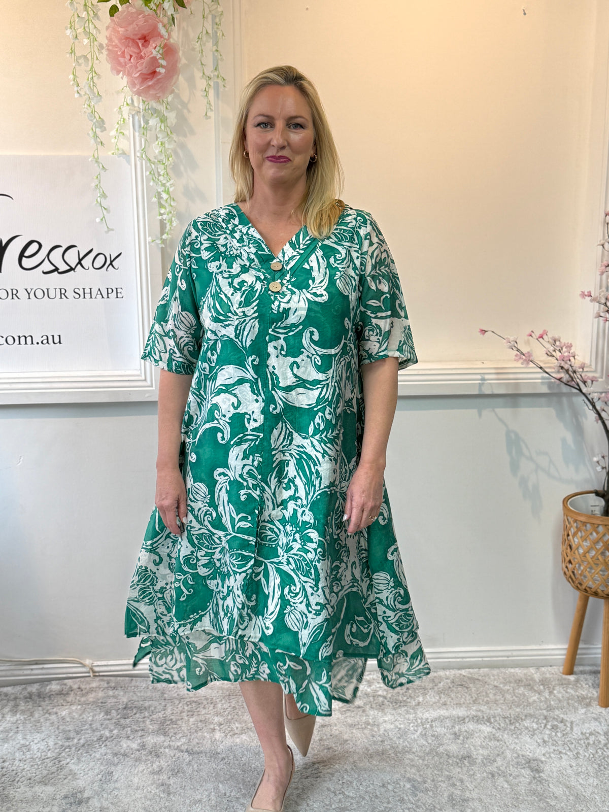 Verona Emerald Layering Dress