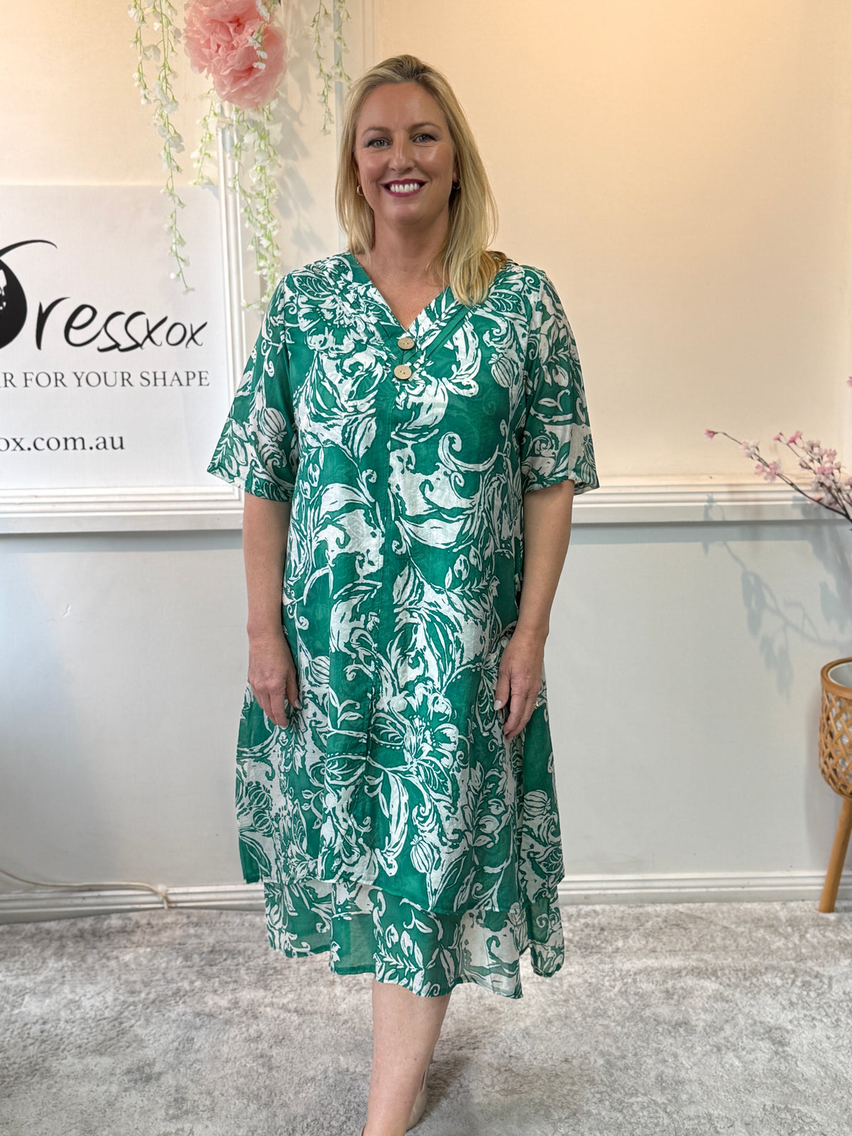 Verona Emerald Layering Dress