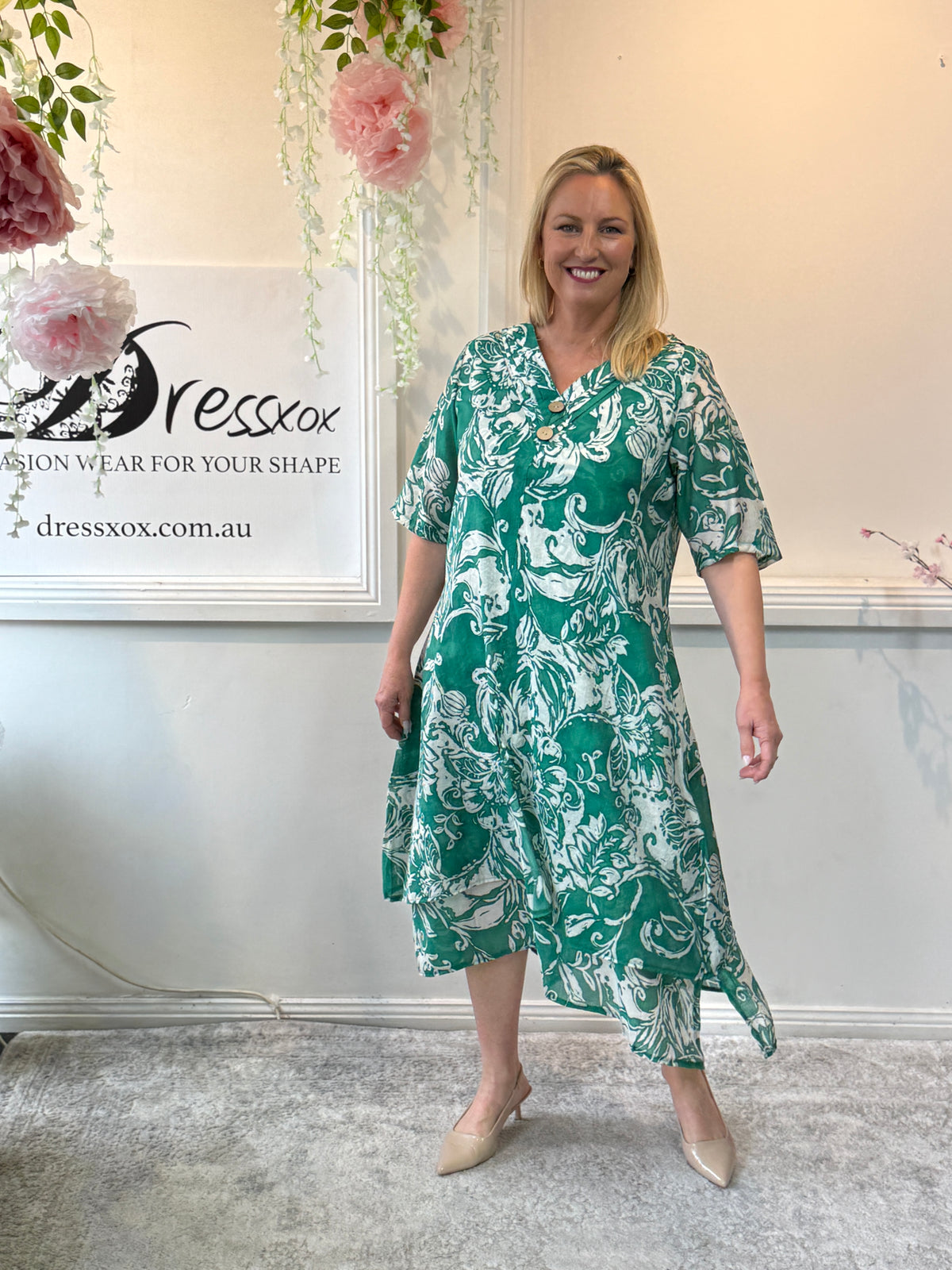 Verona Emerald Layering Dress