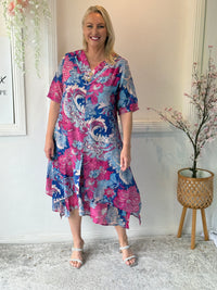 Verona Ocean Floral Layering Dress