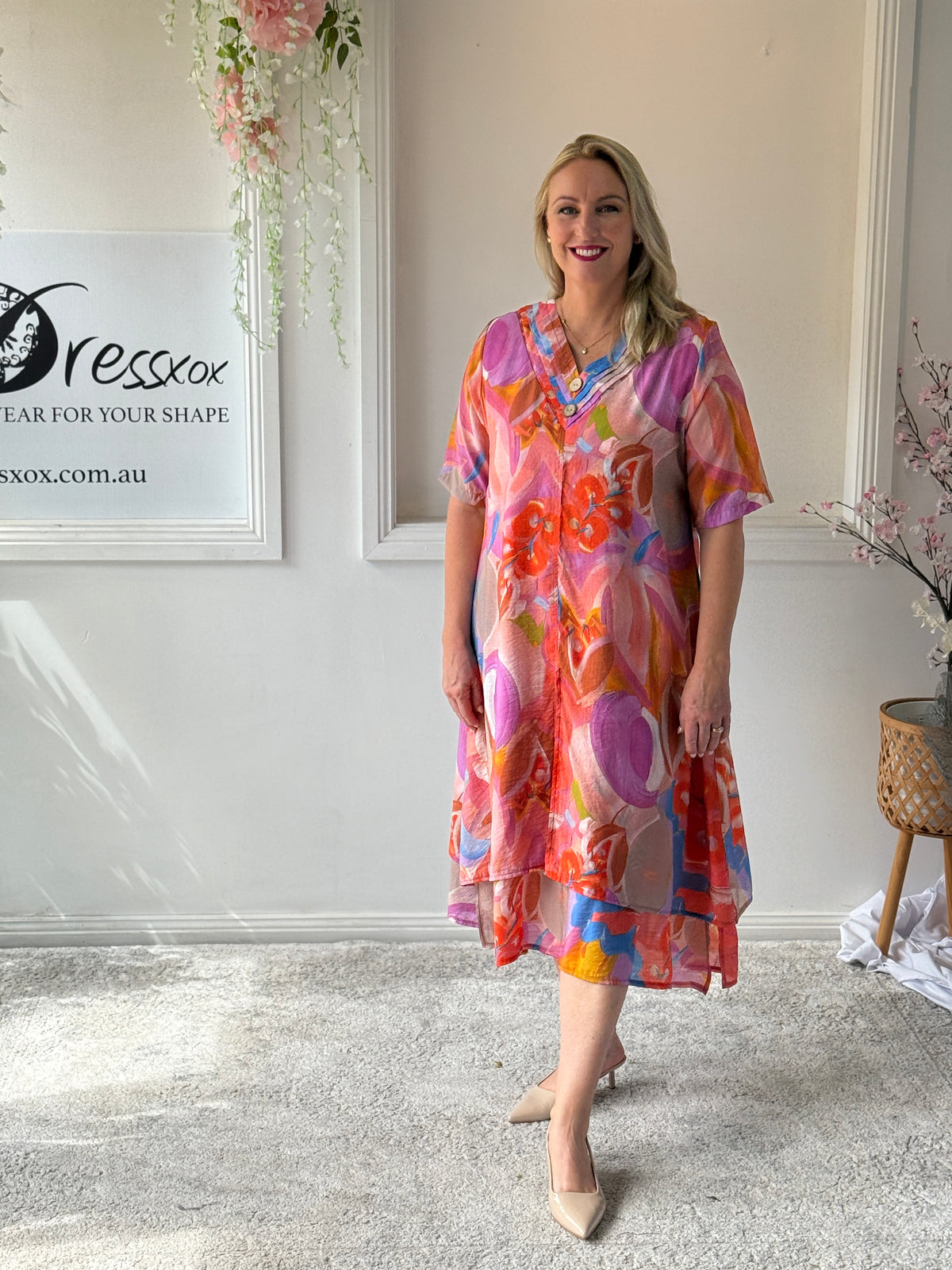 Verona Watercolour Layering Dress