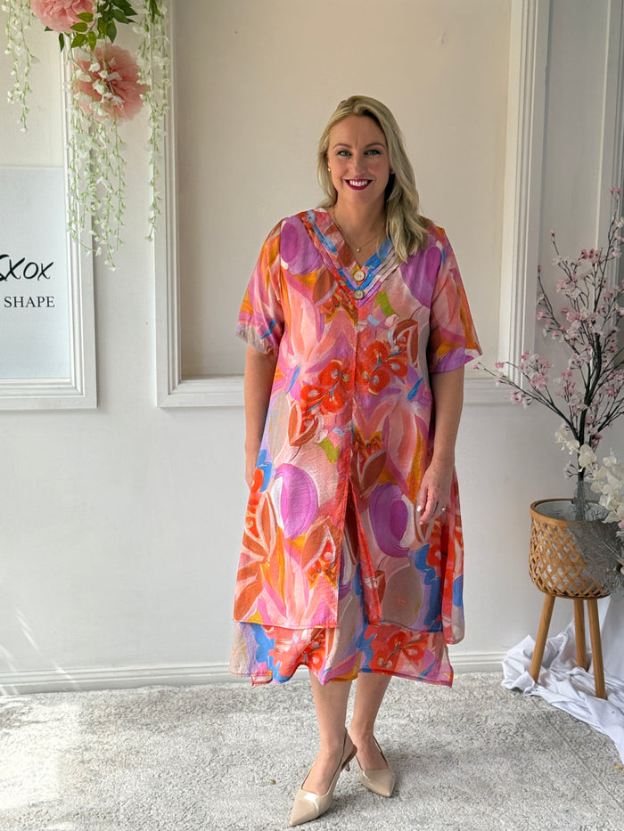 Verona Watercolour Layering Dress