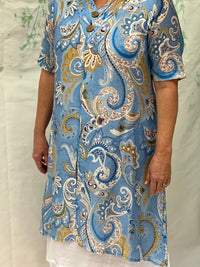 Verona Blue Paisley Layering Dress