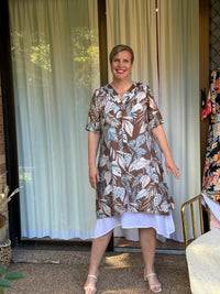 Verona Brown Layering Dress