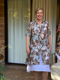Verona Brown Layering Dress