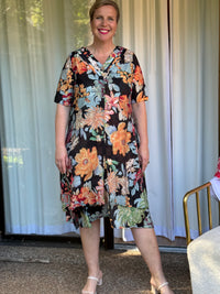 Verona Night Floral Layering Dress