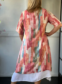 Verona Sunset Abstract Layering Dress