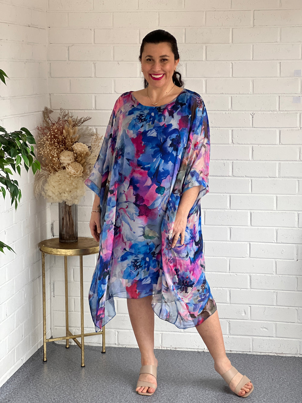 Vivian Royal Ink Dress – Dressxox