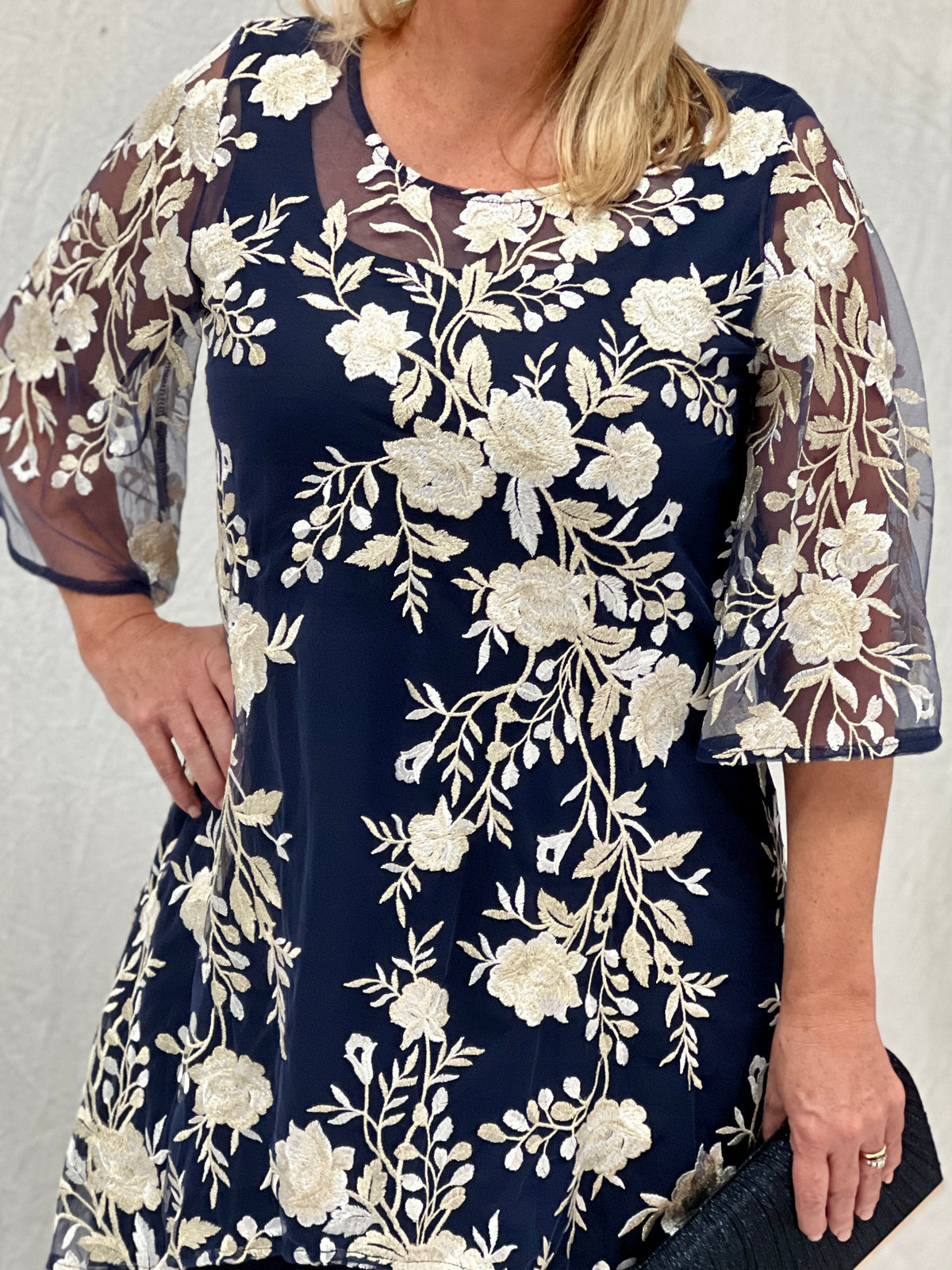 Wallis White Blossom Evening Top – Dressxox1