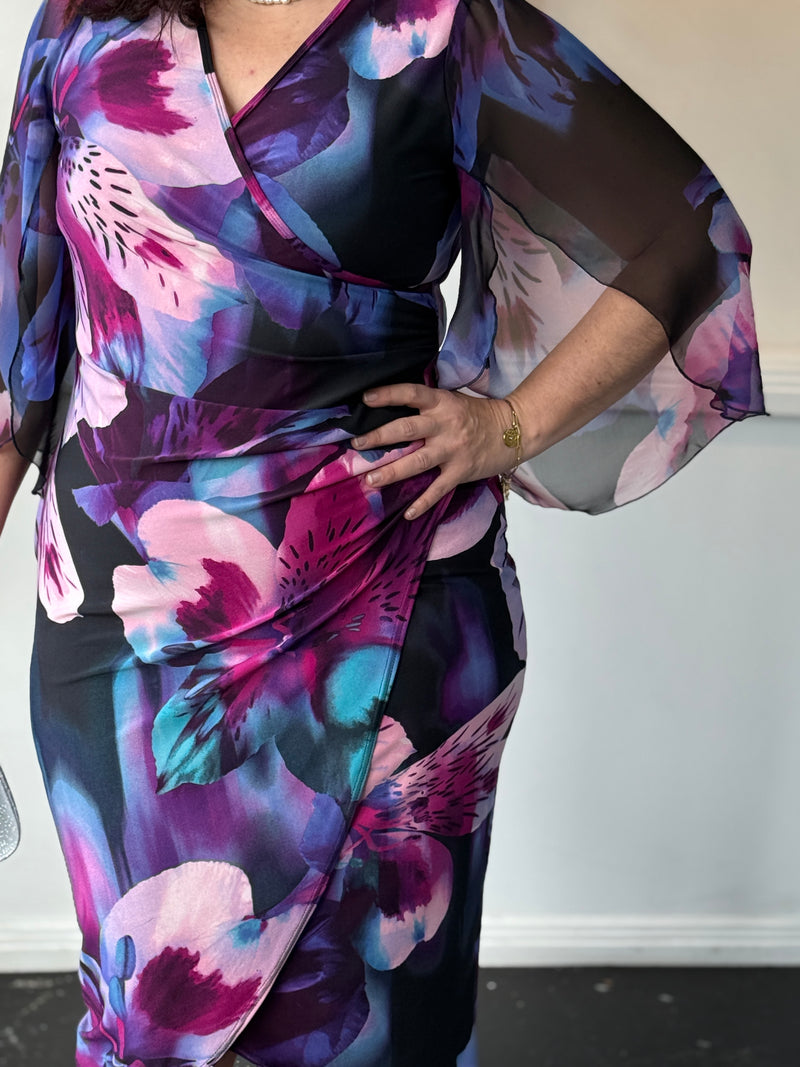Winfred Floral Evening Dress