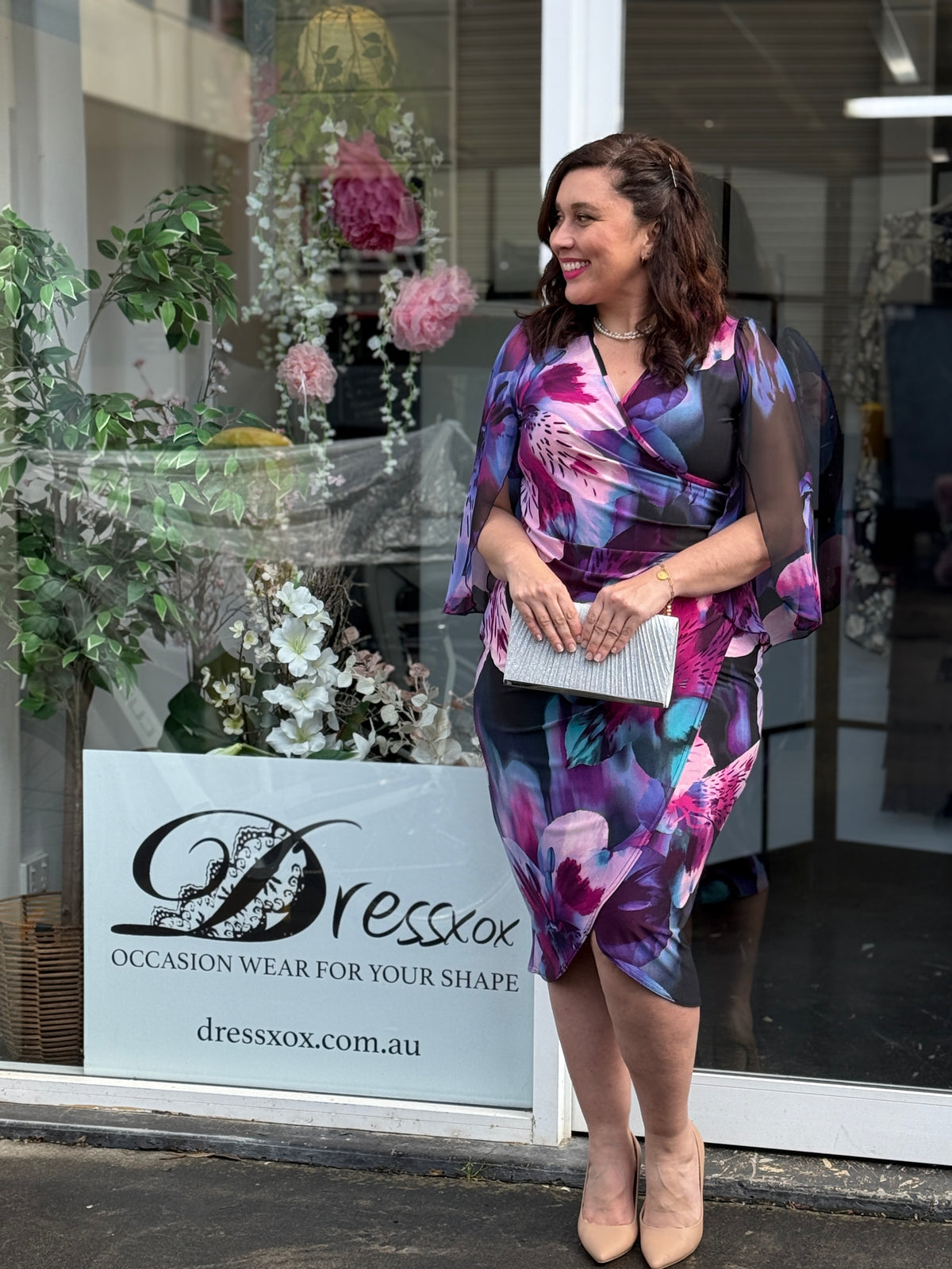 Winfred Floral Evening Dress