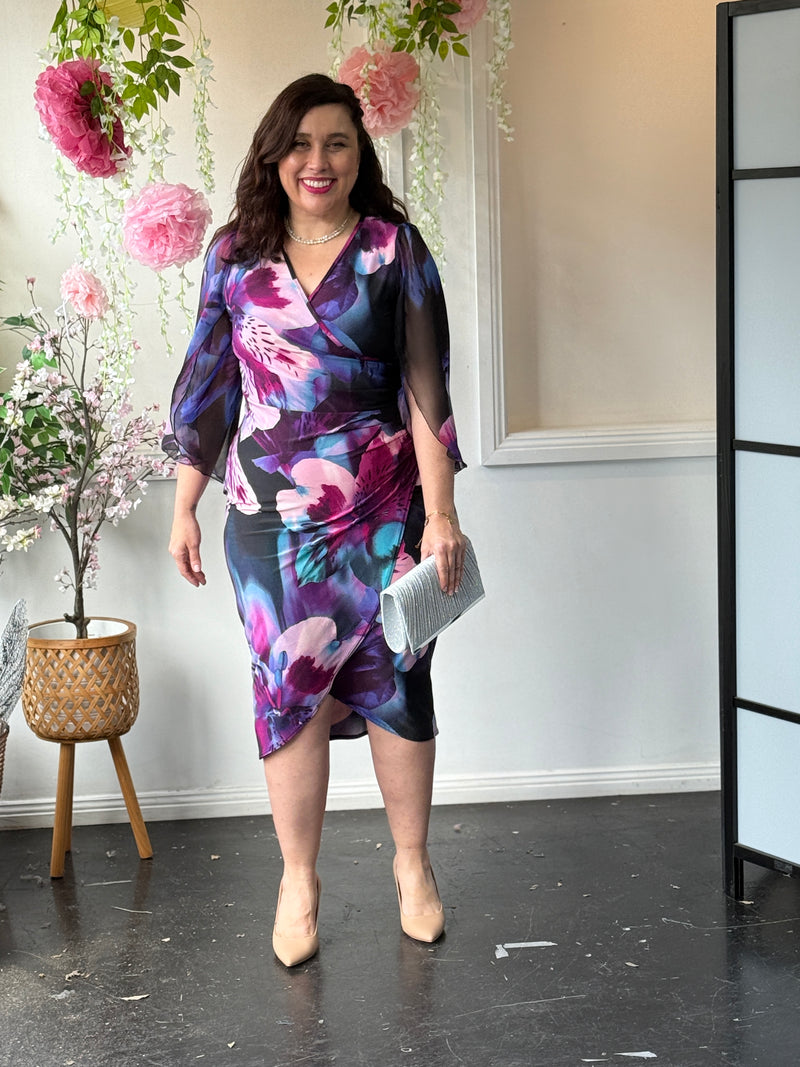 Winfred Floral Evening Dress