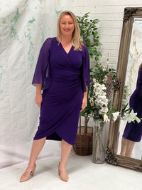 Winfred Purple Evening Dress