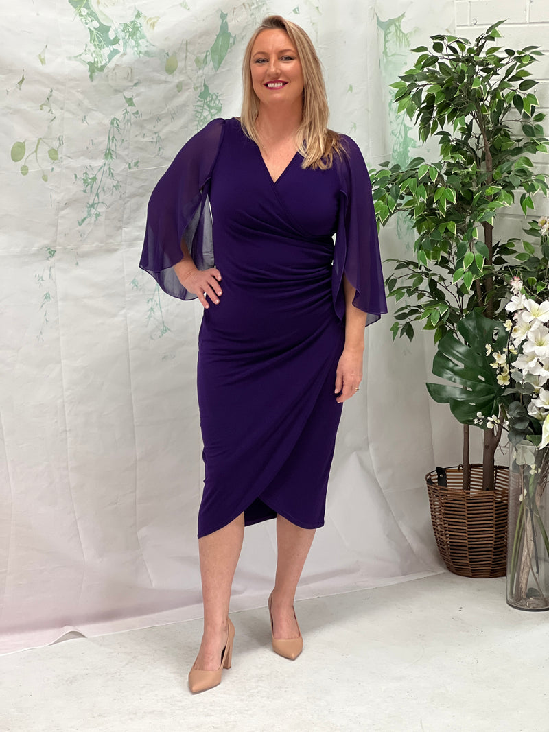 Winfred Purple Evening Dress