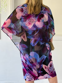Wren Floral Purple Event Dress