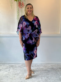 Wren Floral Purple Event Dress