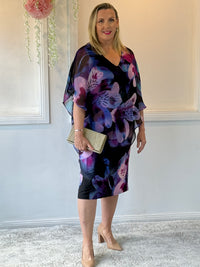 Wren Floral Purple Event Dress