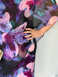 Wren Floral Purple Event Dress